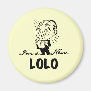 Lekande av New Lolo T-shirts och presenter Magnet