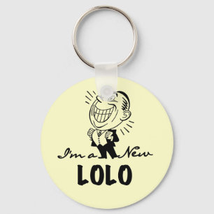 Lekande av New Lolo T-shirts och presenter Nyckelring
