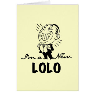 Lekande av New Lolo T-shirts och presenter OBS Kort