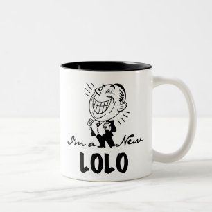Lekande av New Lolo T-shirts och presenter Två-Tonad Mugg