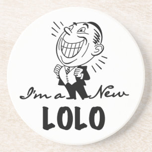 Lekande av New Lolo T-shirts och presenter Underlägg Sandsten