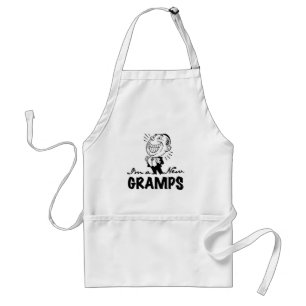 Lekande av nya Gramps T-shirts och presenter Förkläde