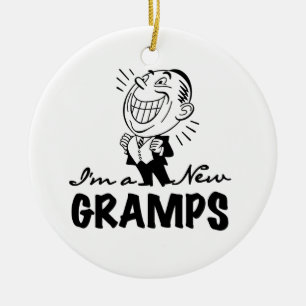 Lekande av nya Gramps T-shirts och presenter Julgransprydnad Keramik