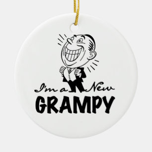 Lekande av nya grampy T-tröjor och presenter Julgransprydnad Keramik