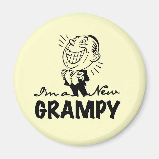 Lekande av nya grampy T-tröjor och presenter Magnet (Framsidan)