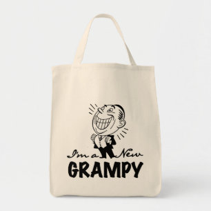 Lekande av nya grampy T-tröjor och presenter Tygkasse