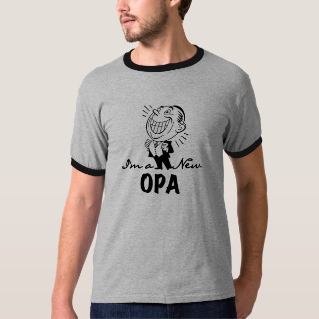 Lekande av nya Opa T-tröjor och presenter Tee Shirt (Framsida)