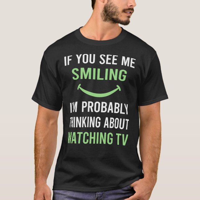 Lekande av TV T Shirt (Framsida)