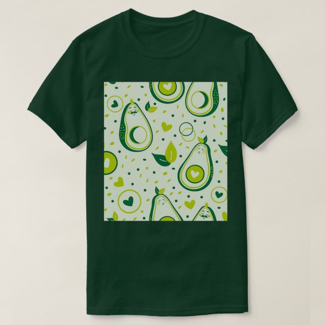 Lekande avokado halves t shirt (Design framsida)