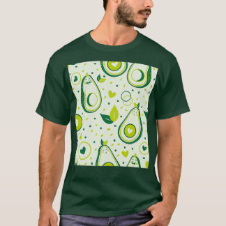 Lekande avokado halves t shirt
