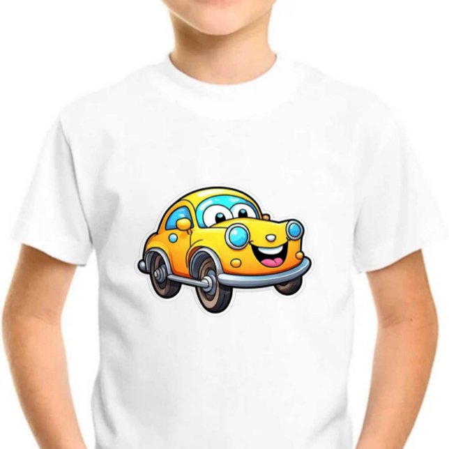 Lekande bilutskrift Modern cute Kids T Shirt (Skapare uppladdad)