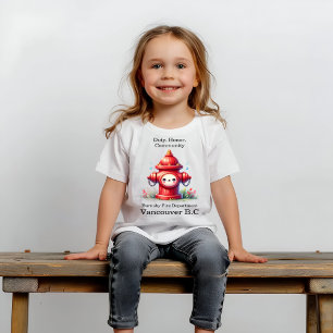 Lekande brandsläckare i parken t shirt