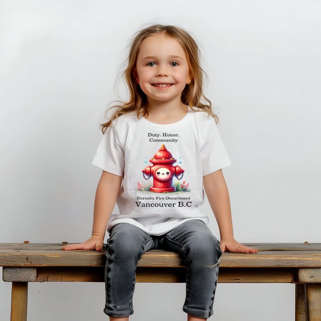 Lekande brandsläckare i parken t shirt (Skapare uppladdad)