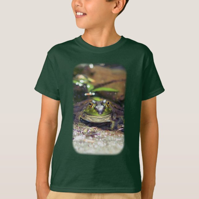 Lekande Bullfrog Natur T-shirt (Framsida)
