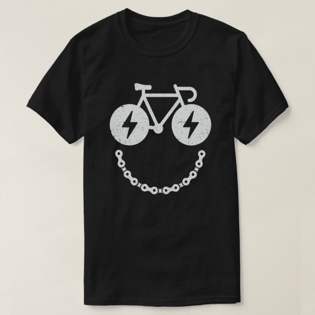 Lekande cykliskt cykliskt Gift med Ansikte T Shirt (Design framsida)