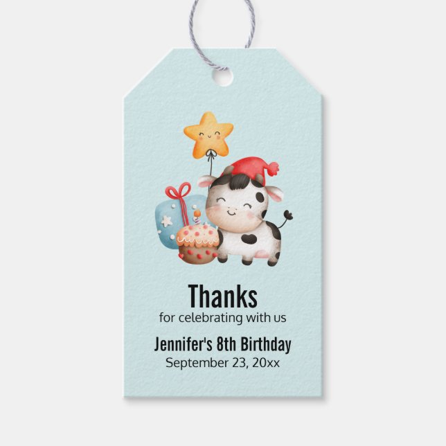 Lekande dag av matjakt presentetikett (Framsidan)