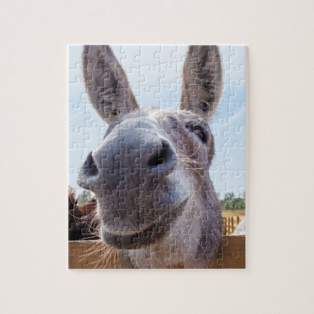 Lekande Donkey Puzzle Pussel (Vertikal)