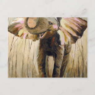 Lekande elefant vykort