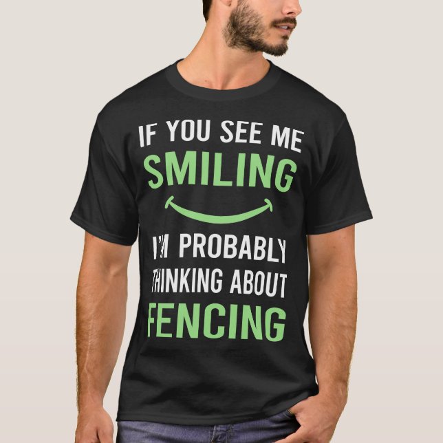 Lekande Fencer T Shirt (Framsida)