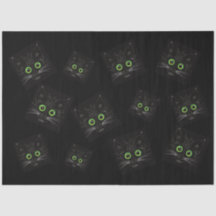 Lekande Grönt Eyed Cat