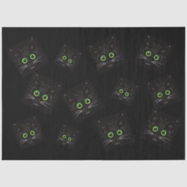 Lekande Grönt Eyed Cat