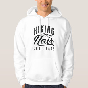 Lekande hår bryr sig inte hoodie