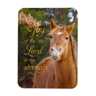 Lekande horsbibelcitat Photo Magnet