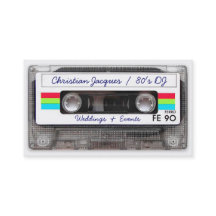 Lekande musikkassettband för coola vintage 80s lus