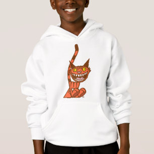 Lekande Orange Kattunge tecknad Barn T-shirt