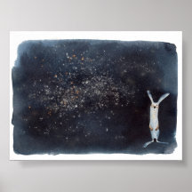 Lekande, roliga vattenfärger ger abstrakt design