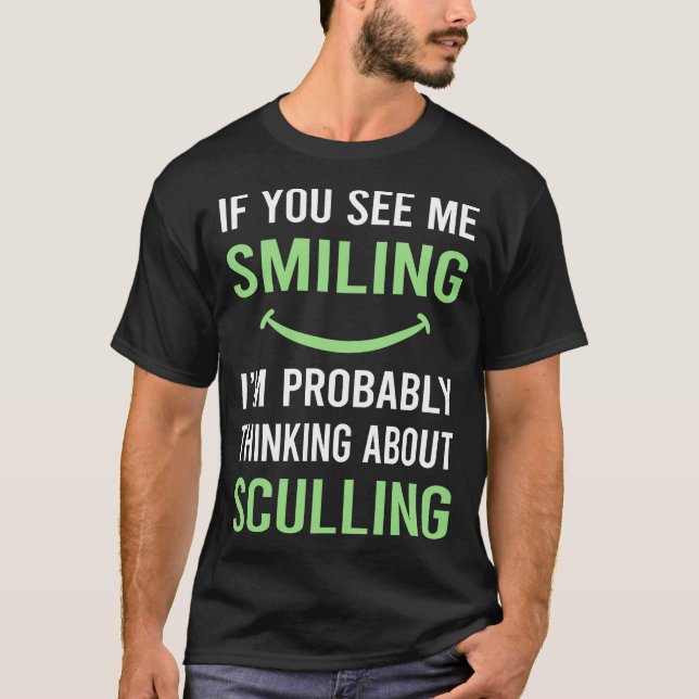 Lekande sculling t shirt (Framsida)