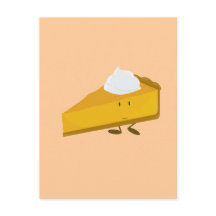 Lekande segment av pumpa paj