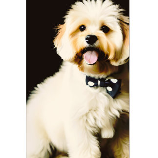 Lekande shaggy puppy t shirt