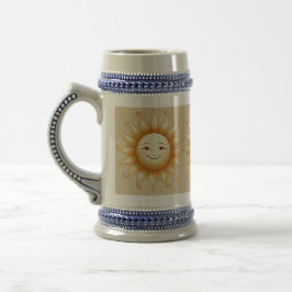 Lekande Sol Ceramic Stein - Cheerful Gift Mugg