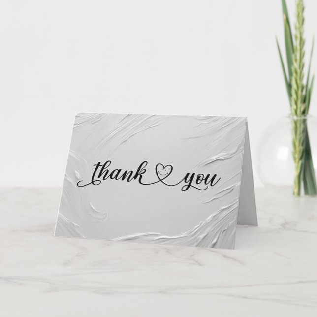 Lekande Tack Heart Kort (Framsida)