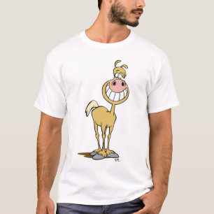 Lekande tecknad T-shirt