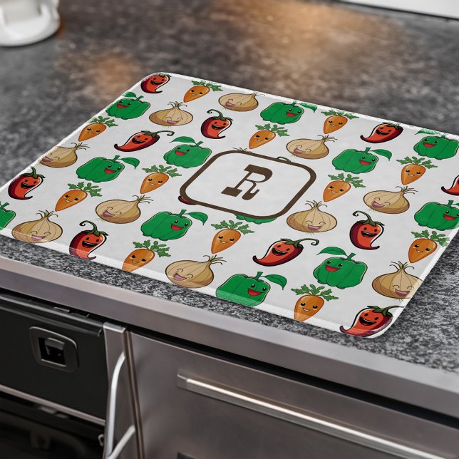 Lekande Veggies Monogrammed (Skapare uppladdad)