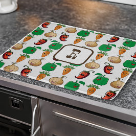 Lekande Veggies Monogrammed