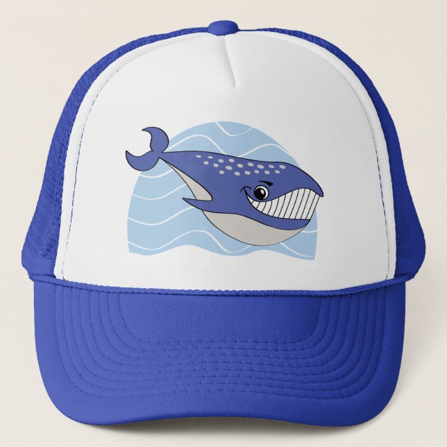 Lekande Whale Hat Keps (Framsida)