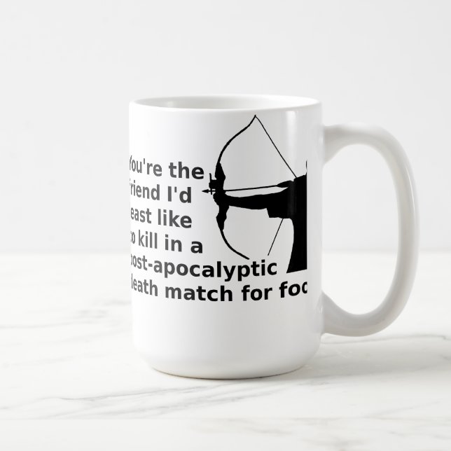 Lekar av den roliga muggen för hungrig kaffemugg (Höger)