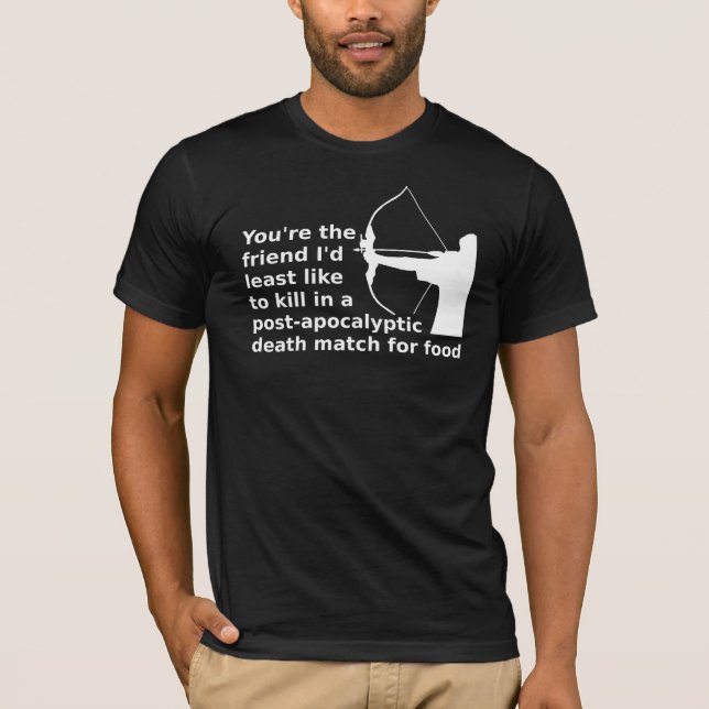 Lekar av den roliga T-tröja för hungrig T-shirt (Framsida)