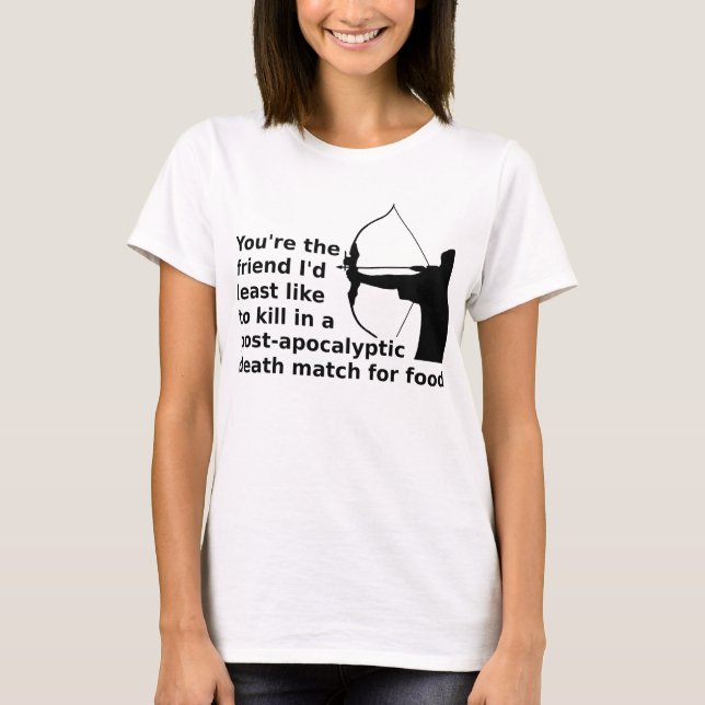 Lekar av den roliga T-tröja för hungrig Tee Shirt (Framsida)