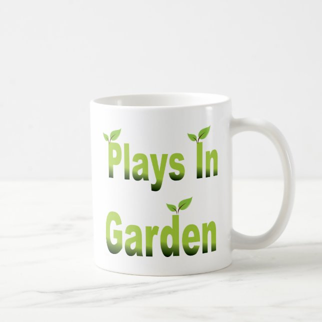 lekar i trädgården #2 kaffemugg (Höger)