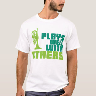 Lekar väller fram med andra - Mellophone Tee Shirt