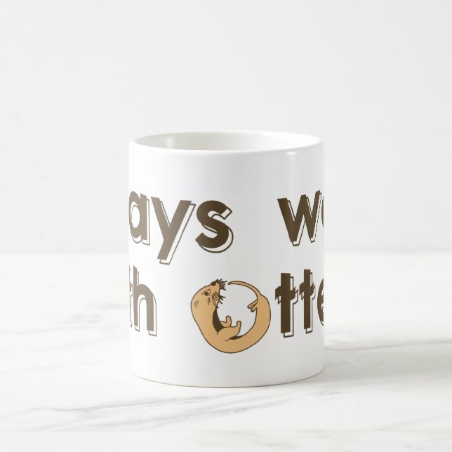 Lekar väller fram med uttermuggen kaffemugg (Center)