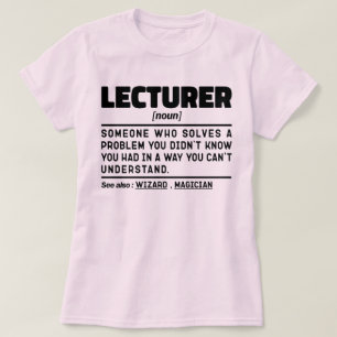 Lekare utan offentliga högtalare Lärardiskar Leksa T Shirt