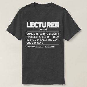 Lekare utan offentliga högtalare Lärardiskar Leksa T Shirt