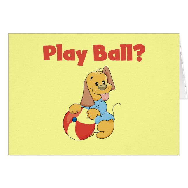 LekbollTshirts och gåvor Hälsningskort (Framsidan Horizontal)