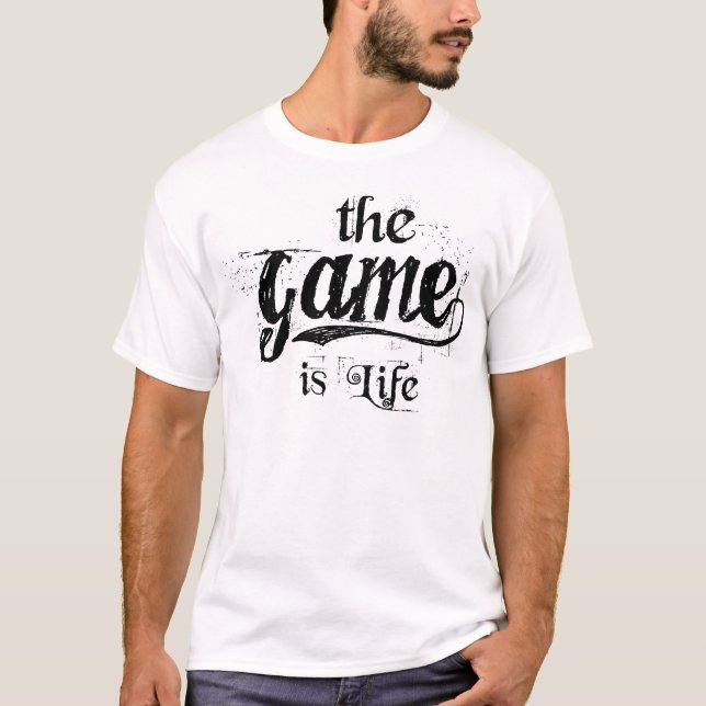 leken är liv (vit) - manar tee shirt (Framsida)