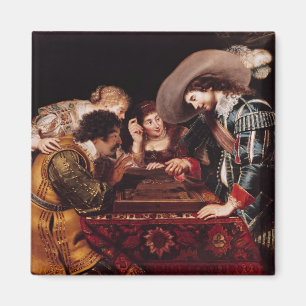 Leken av Backgammon Magnet